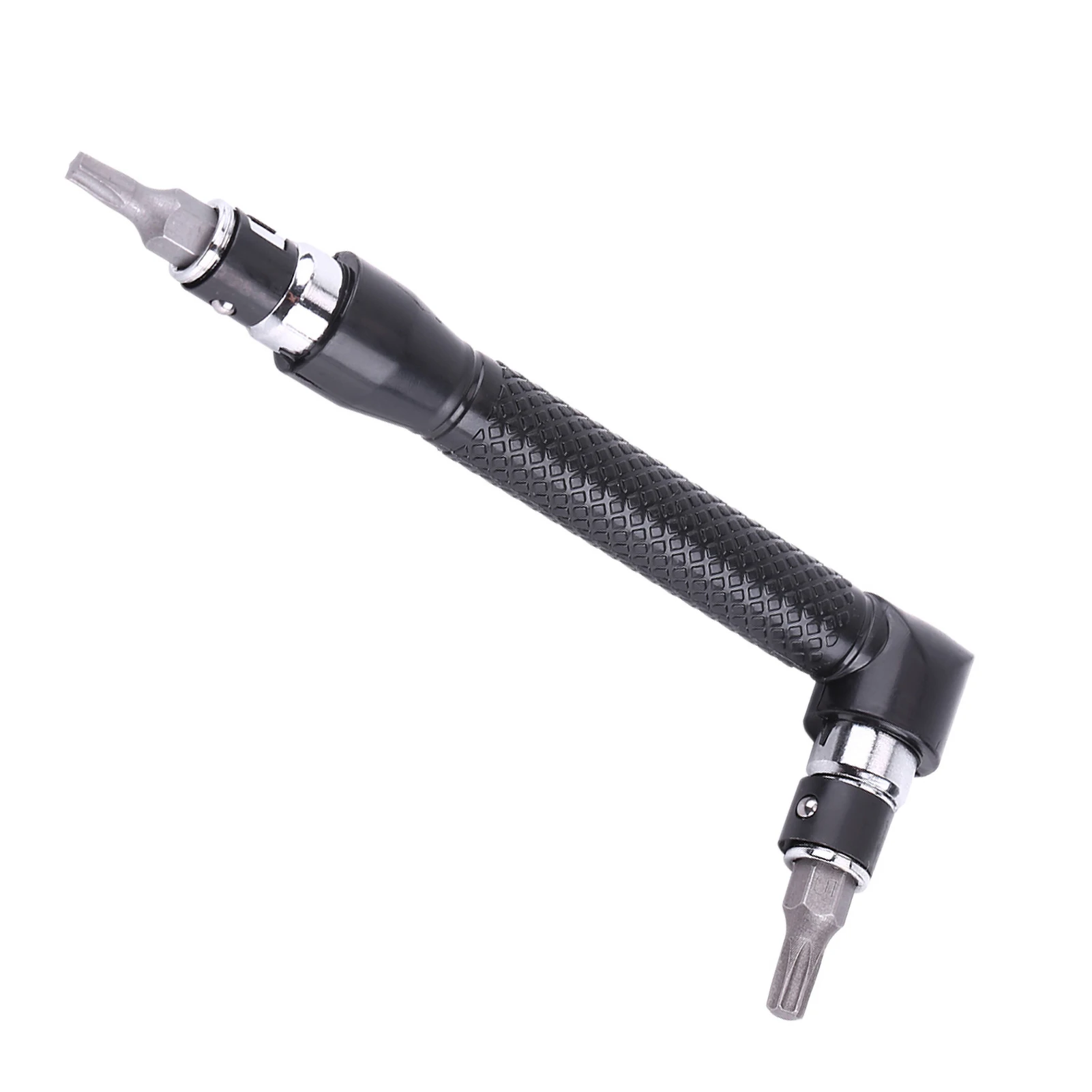 L Shape 1/4 Inch Hex Socket Wrench Double Head with Various Screwdriver Bits Hand Tool Wrench For Metal Wood Workers builders