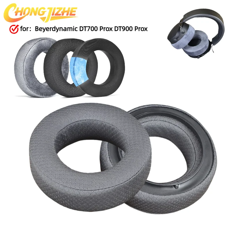 

CHONGJIZHE Replacement Ear Pads Cushions For Beyerdynamic DT700 Prox DT900 Prox Headphone Softer Protein Leather Earpads