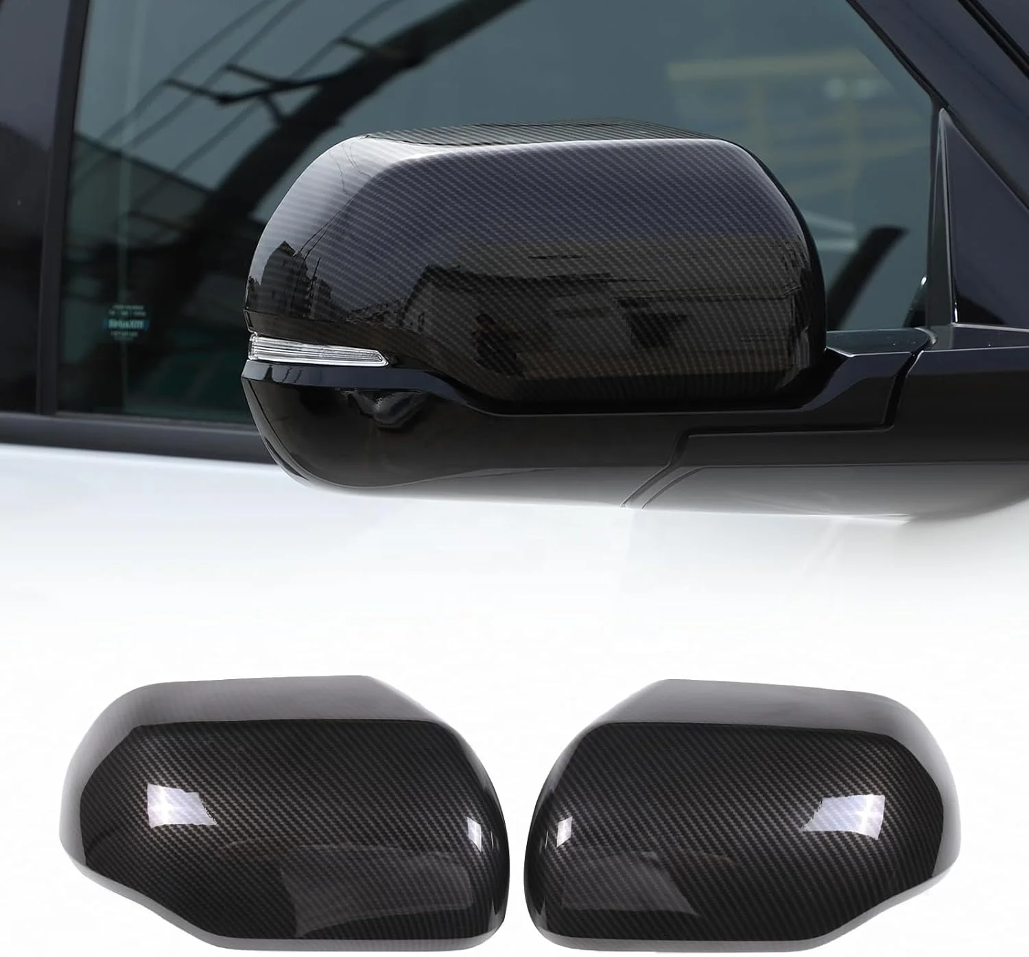 

Flying Wing Wholesale Price Door Rear View Mirror Cover Cap With Light For TUNDRA 2022+ Reverse Mirror Cover