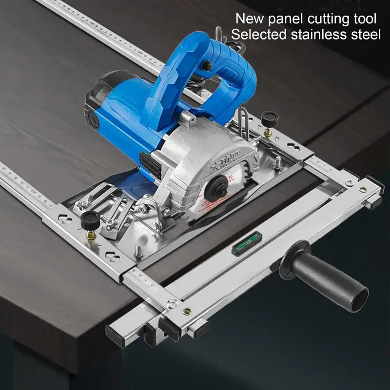 Imagem -04 - Woodworking Edge Guide Circular Saw Guide Posicionamento Ferramenta de Corte Trimmer Guide Machine 32 cm 75cm Range Aço Inoxidável