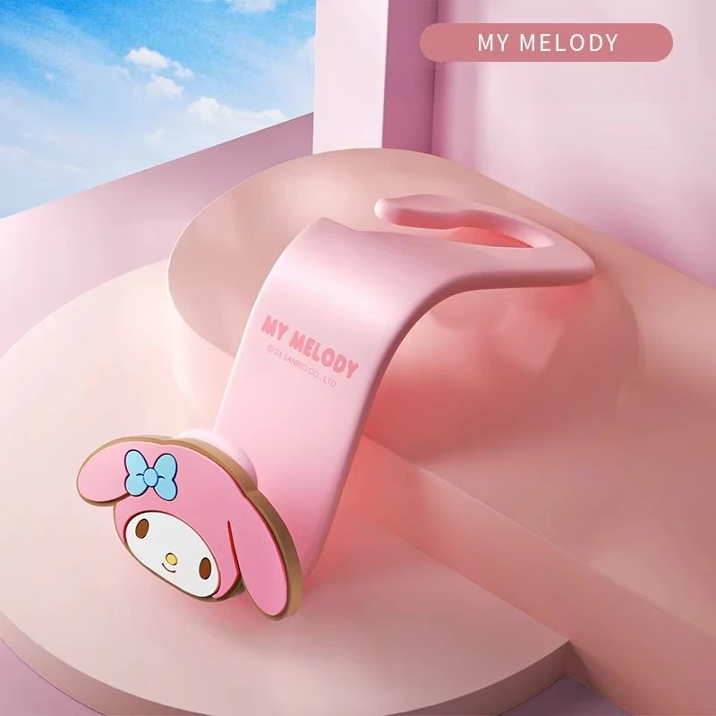 سانريو كورومي مرحبا كيتي بلدي ميلودي الوردي Kawaii السيارات السنانير لطيف مقعد السيارة السنانير الكرتون اكسسوارات الديكور الداخلي للسيارة