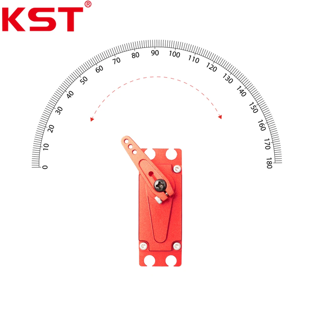 KST SV5006-12 55Kg SHV 4 Polo Brushless Digital Padrão Servo 0.063sec/60 °   6BB para carros RC, aviões e robótica RC de competição