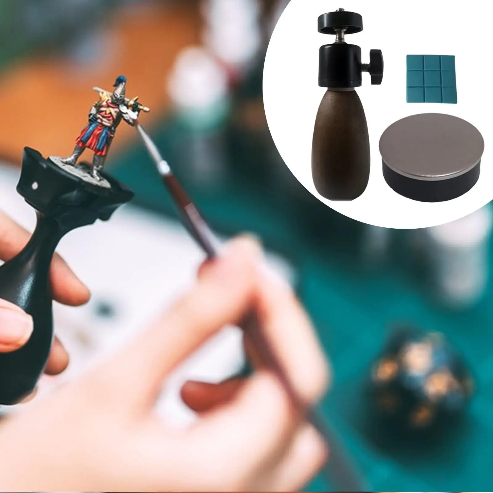Porta vernice multifunzionale pratico artigianale professionale portatile per miniature modello in scala di figurine fantasy