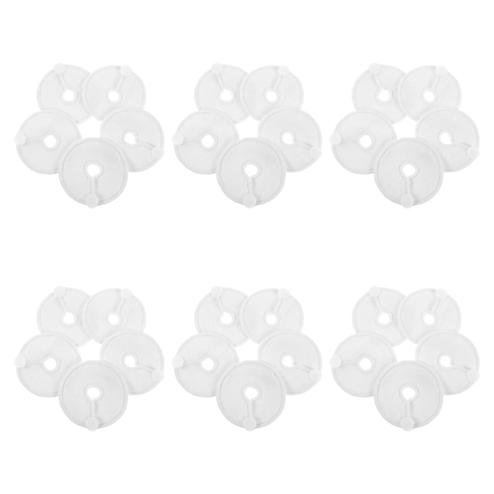 30Pcs Washable Nursing Pads Soft Leakproof Cotton Reusable Breastfeeding Pads Breast Milk Absorbent Maternity Feeding Essentials