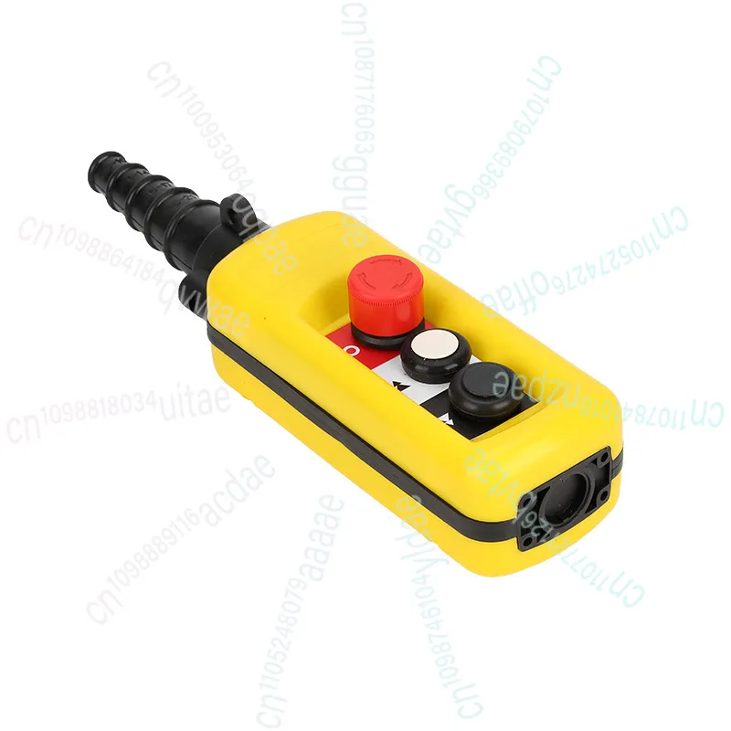 

Управление подвесным подъемником XAC-A2913 Водонепроницаемый ручной переключатель с электрической ручкой-подъемником, 2 кнопки с двумя скоростями и