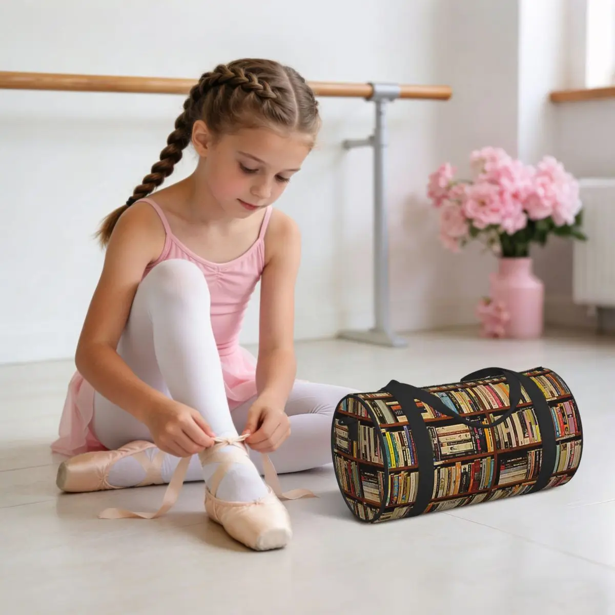 Education Library Book Luggage Bag Large Capacity Duffle Tote Bag Handbags Gym Bags Fitness Bag for Boys Girls
