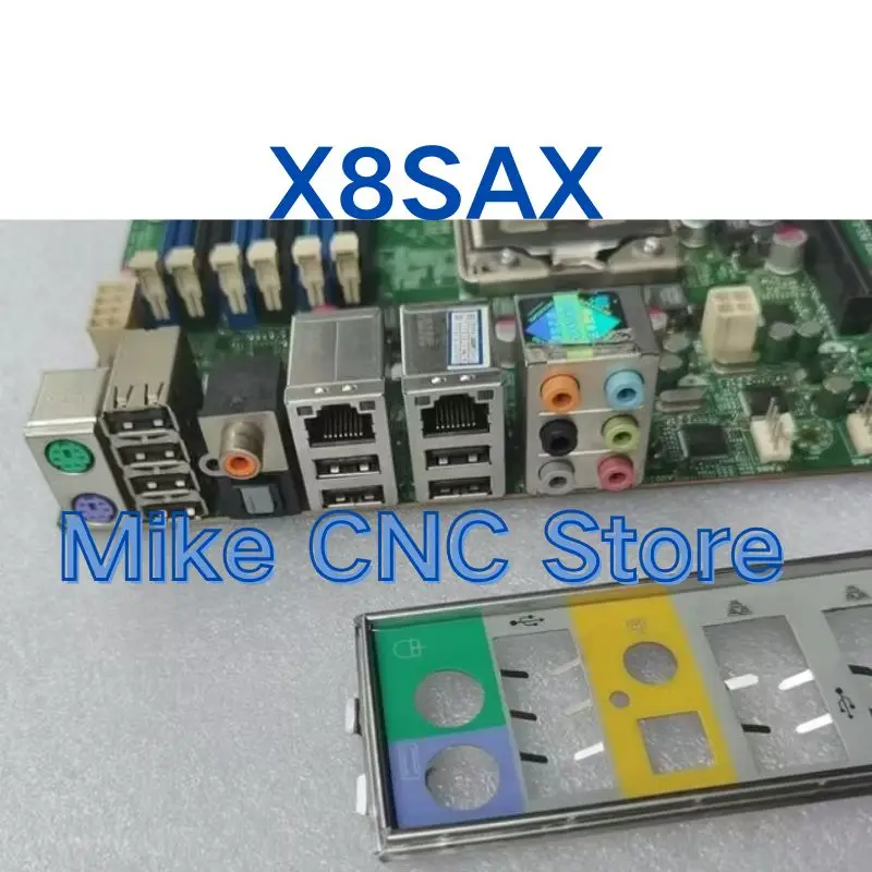 

X8SAX industrial control motherboard 1366 pin single channel X58 architecture, fast shipping test OK, second-hand