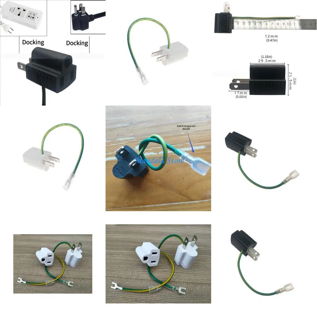 

U2JC High Current 15A 125V Japan To us 2 To 3 Point Electrical Link Item