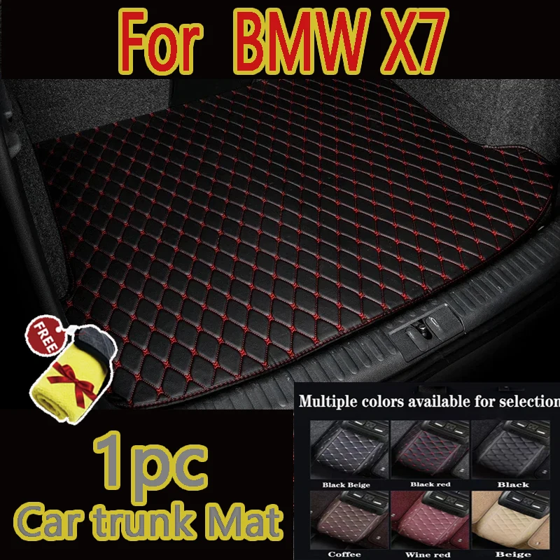 Car trunk mat for BMW X7 2019 2020 cargo liner carpet interior accessories cover