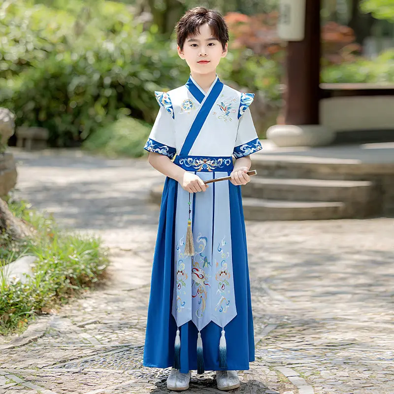 Children's Hanfu Performance Costumes Chinese Tradition Clothing Boys Girls Cosplay Ancient Outfits Kids Clothing Hanfu Sets