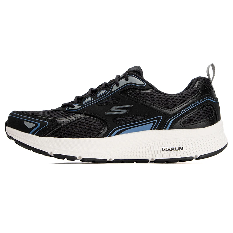 

Skechers Men's Sports Casual Shoes Outdoor Breathable Wear-Resistant Cushioning Lightweight Fashionable Fitness Running Shoes 220036-Bkbl