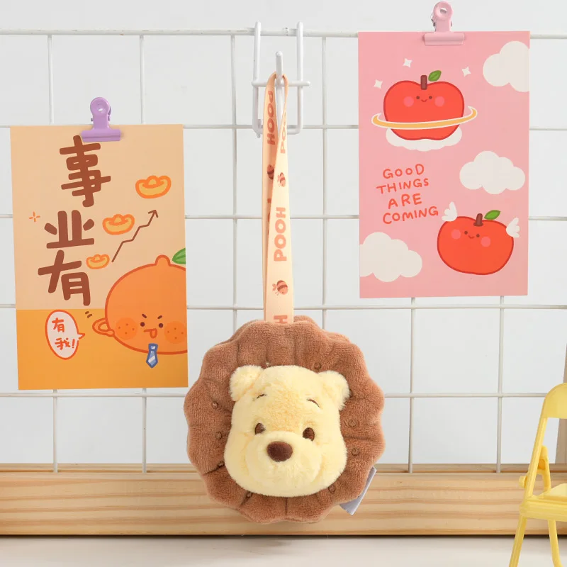 Simpatico portafoglio in peluche con personaggi Disney - Honey Pot Pooh Piglet Lotso Ornamento per borsa multiuso, regalo quotidiano carino più venduto per lei