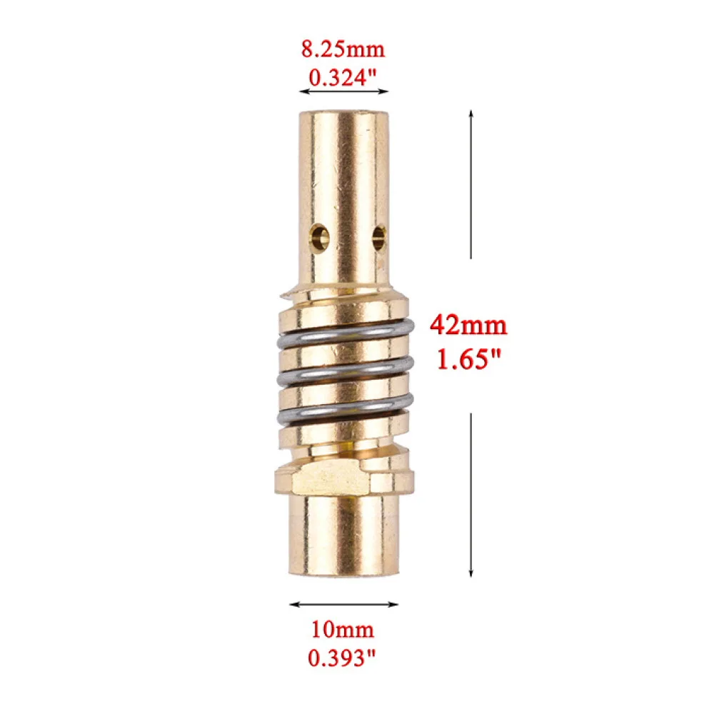 Advanced 15AK MIG Torch Consumables Set Coated Contact Tip Nozzle Link Rod Gas Shielded Welding Accessory Repair Tools