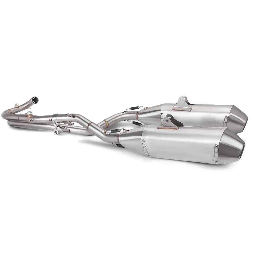 

Motorbike Modified Exhaust Pipe Full Double High Quality Motorcycle Racing Car Exhaust Pipe