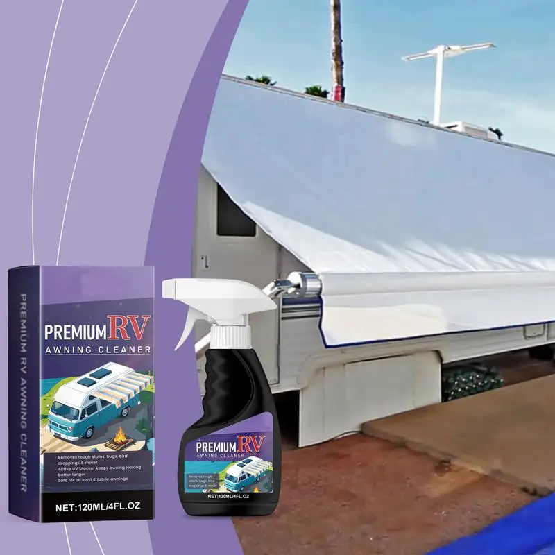 RV exterior cleaner Strong roof cleaner Awning cleaning spray Anti-UV multi-purpose cleaner for RV awning strong cleaning