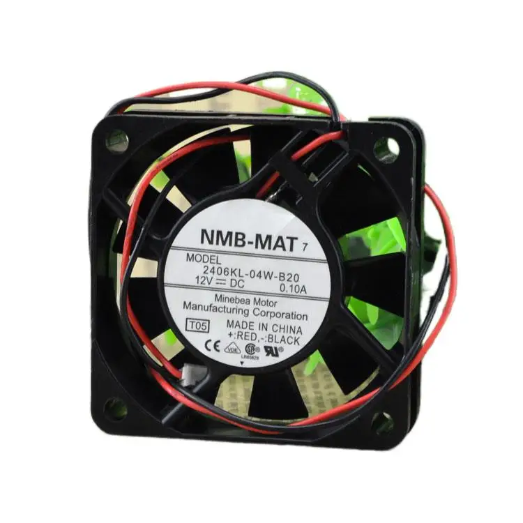 

6CM 6cm 6015 12V 0.10A CPU Mute Cooling Fan 2406KL-04W-B20