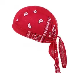 Men Women Bandana Headcloth Cotton Pirates Cycling Cap Bike Headband Hat