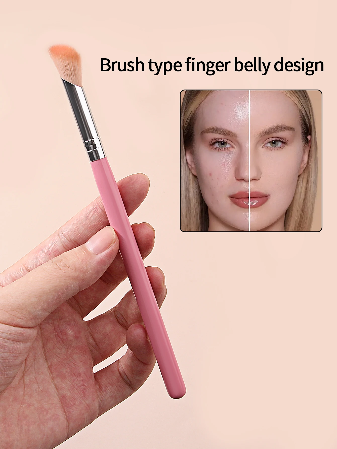 1PC Face Concealer Brush pennelli per trucco morbidi pennello per contorni strumento per cosmetici pennello per fondotinta pennello per macchie di Acne pennello per occhiaie