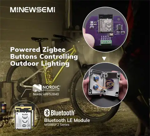 nRF52840 SoC 기반 MS88SF2 초저전력 무선 BLE 5.0 모듈은 Bluetooth 연결을 위한 완벽한 솔루션을 제공합니다.