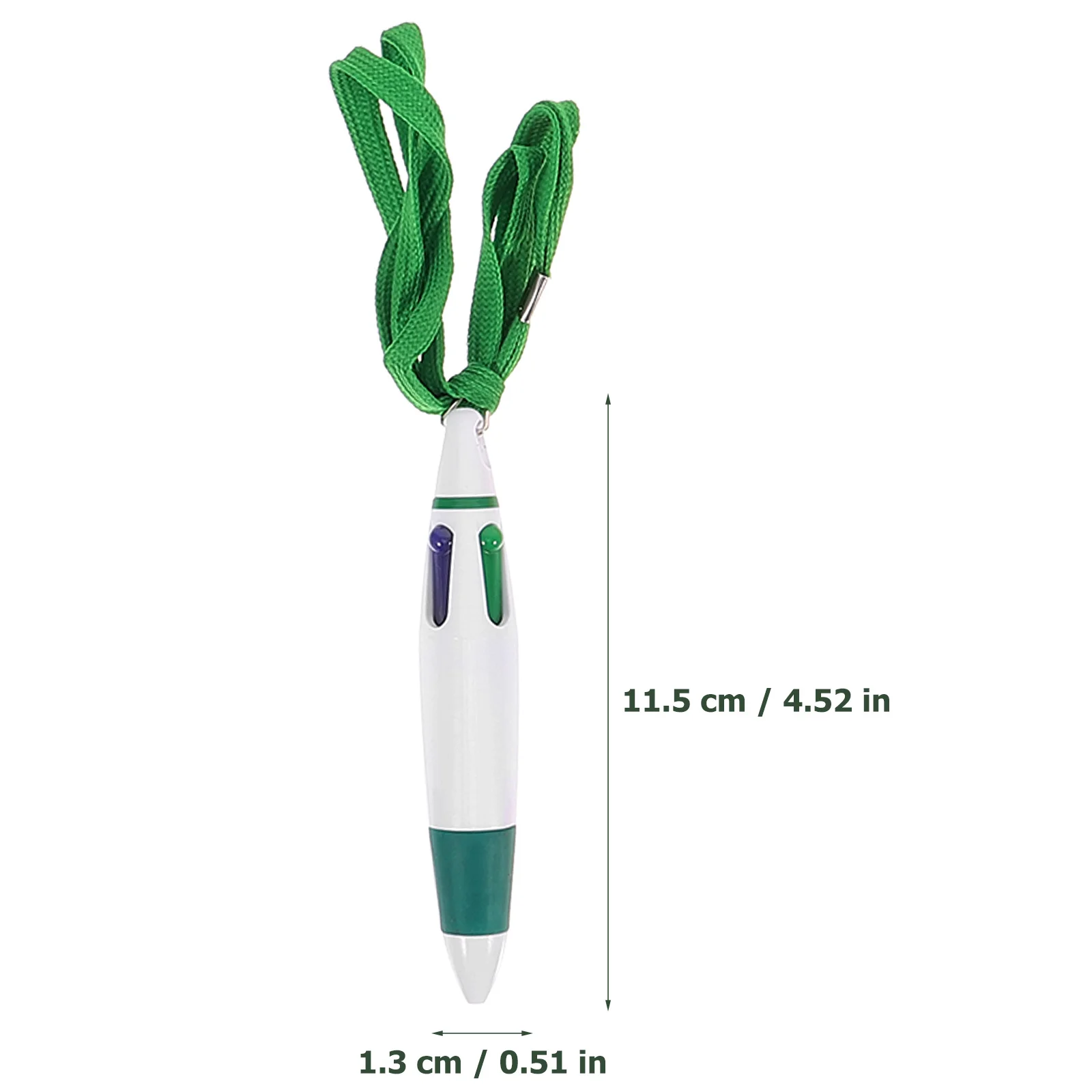 10Pcs Retractable 4 Color Ballpoint Pen Multicolor Writing Instrument for School Office Nurses Journal Notes Pen on A String