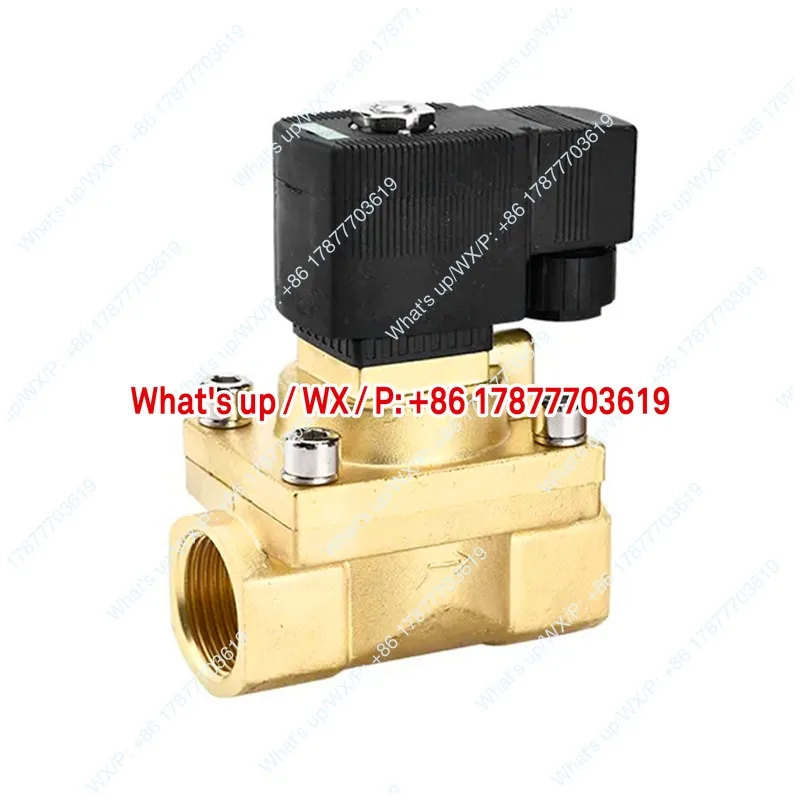 5404 series 2-way high temperature and high pressure water brass solenoid  1/2 3/4 1 inch 12V 220V 50bar 5Mpa pneumatic parts