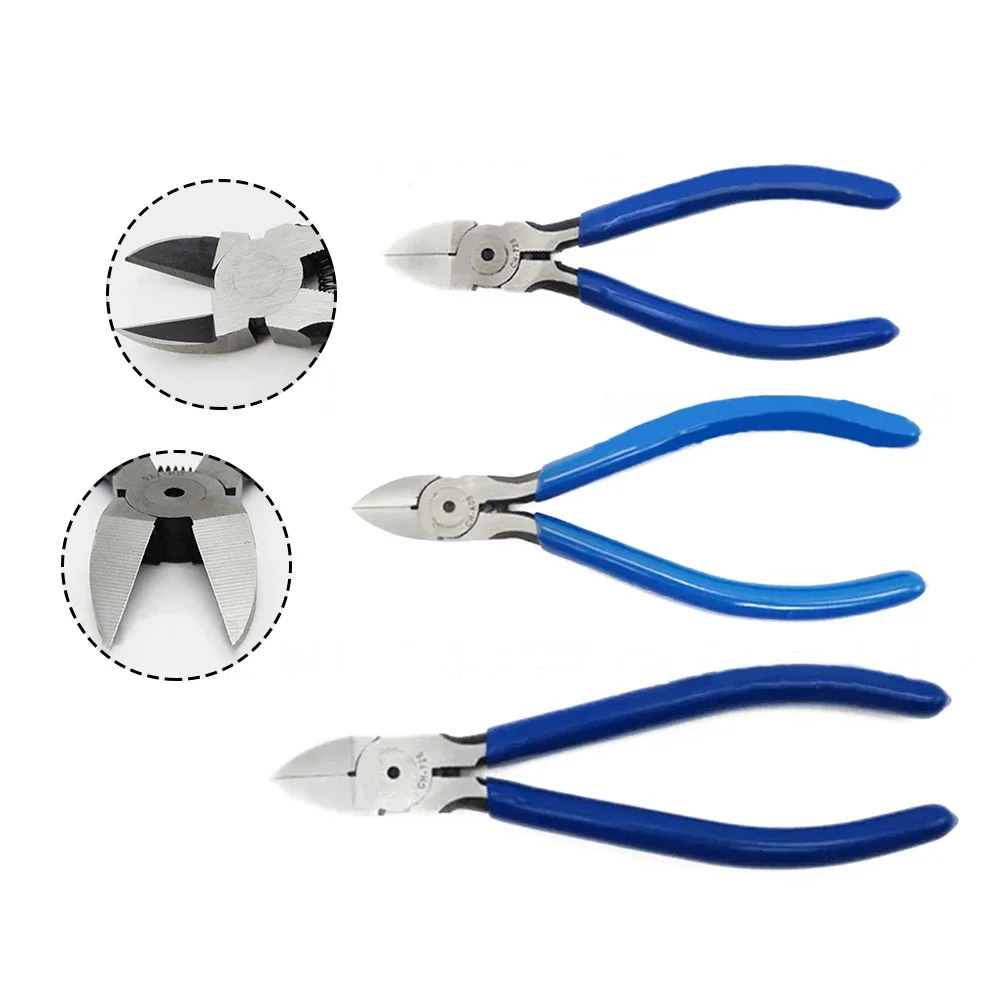 

Hot！1Pcs Plastic Pliers 4/5/6inch Nippers Electrical Wire Cable Cutters Diagonal Pliers For Jewelry