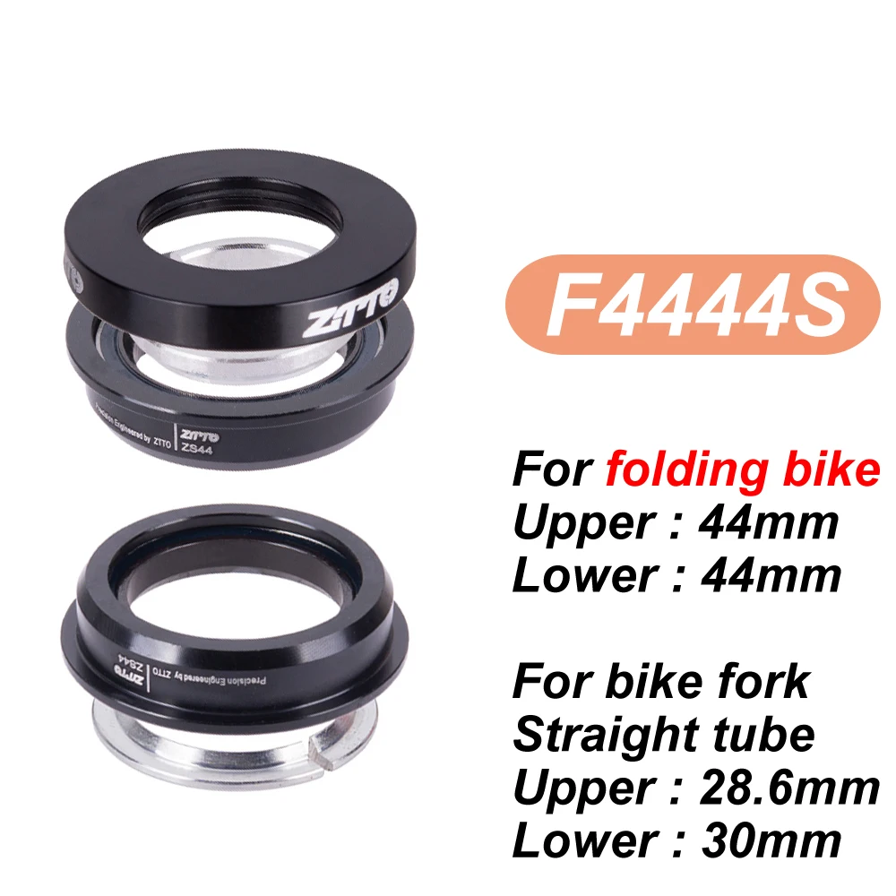 ZTTO MTB Rennrad-Headset CNC 1 1/8 Zoll-1 1/2 Zoll 1,5 konisch 28,6 gerades Rohr Fahrradgabel internes Lenklager