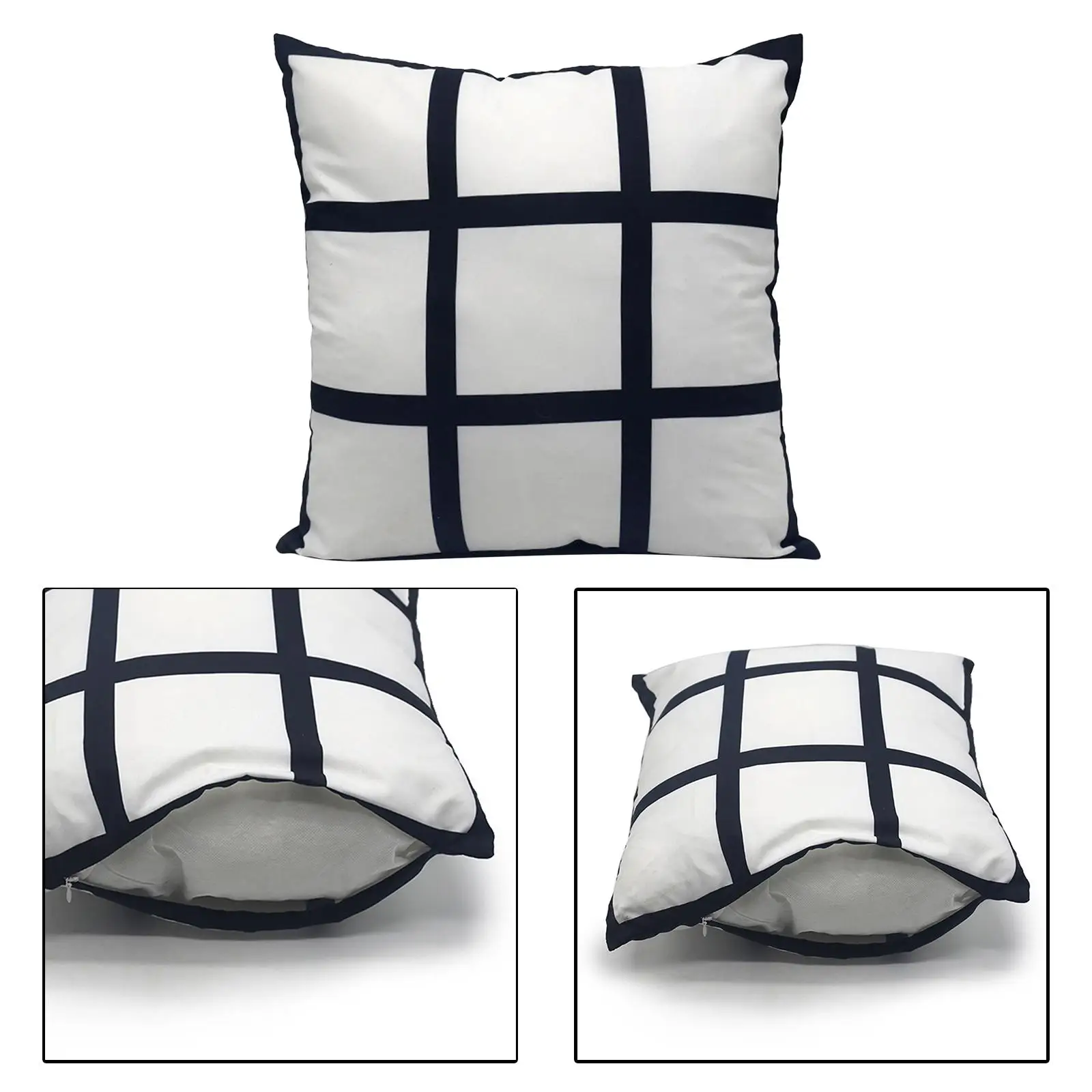 Sublimation Blank Panel Polyester Pillow Case Covers Cushion Case Heat Print