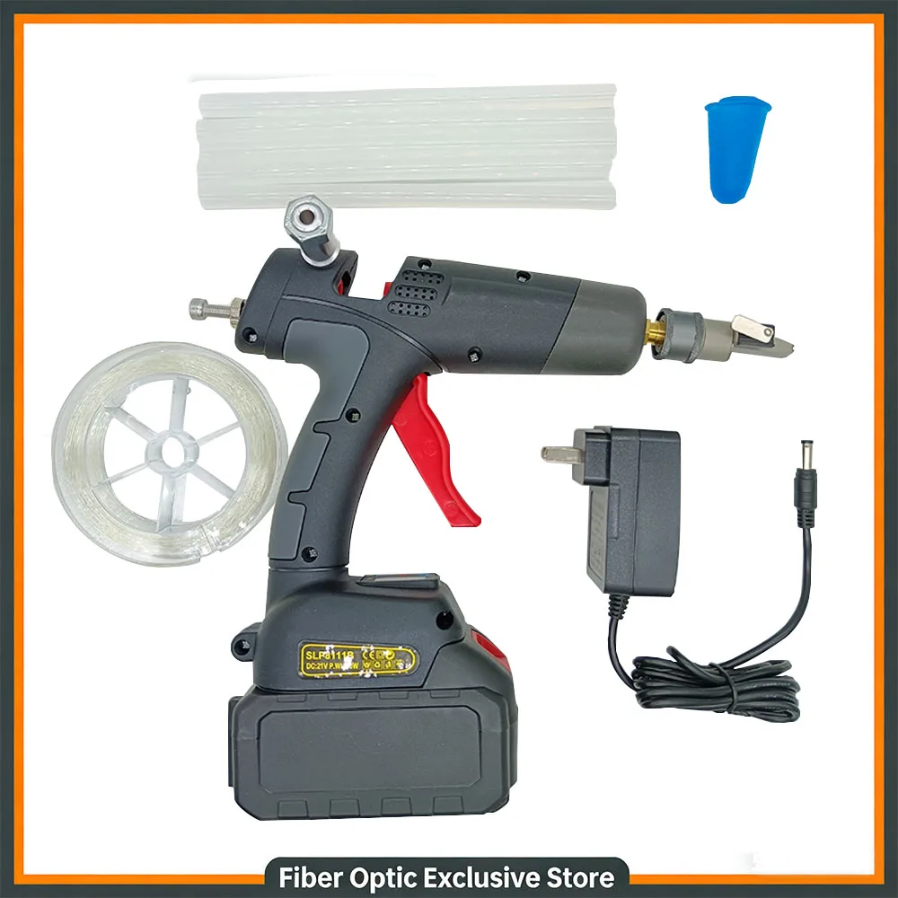 مسدس الغراء الساخن الكهربائي القابل لإعادة الشحن لأسلاك الألياف البصرية غير المرئية، أداة تركيب النطاق العريض FTTR/WiFi #3
