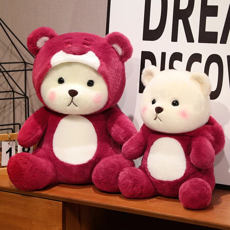 

25-65cm Cute Teddy Tales Plush Toy Cartoon TeddyTales Bear Stuffed Animal Bear Plush Doll Baby Sleep Pillow Kids Birthday Gifts