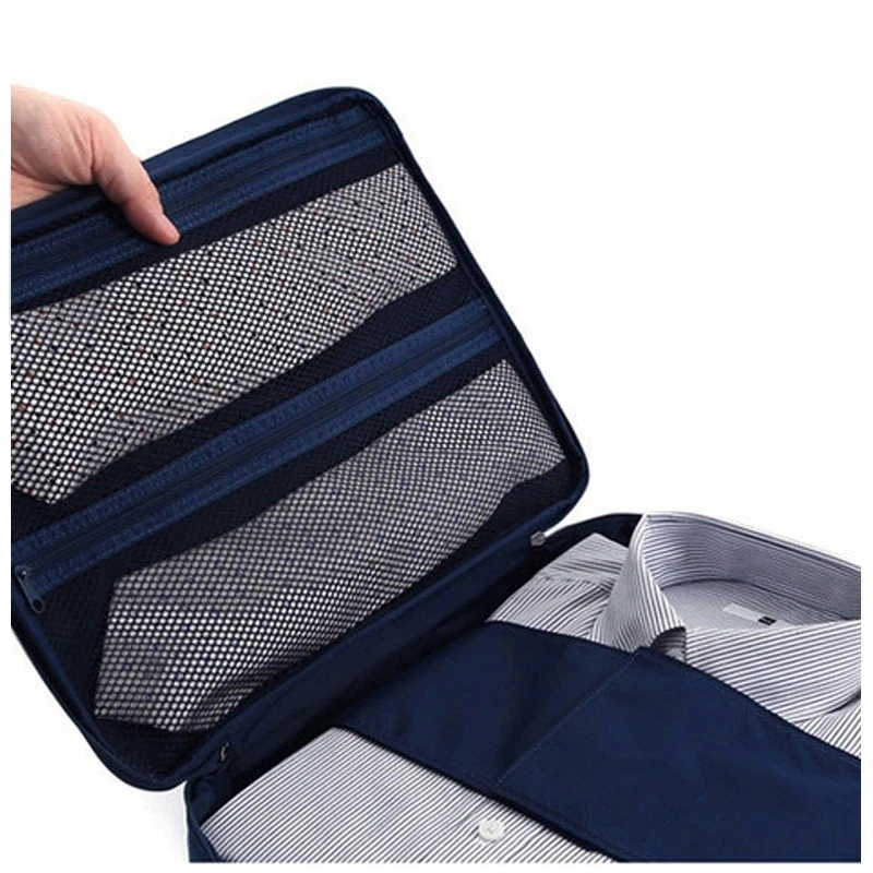 Men\'s Nylon Luggage Travel Bags For Shirt Lightweight Packing Organizer Garment Packing Cubes Luggage Suitcase Male Bag