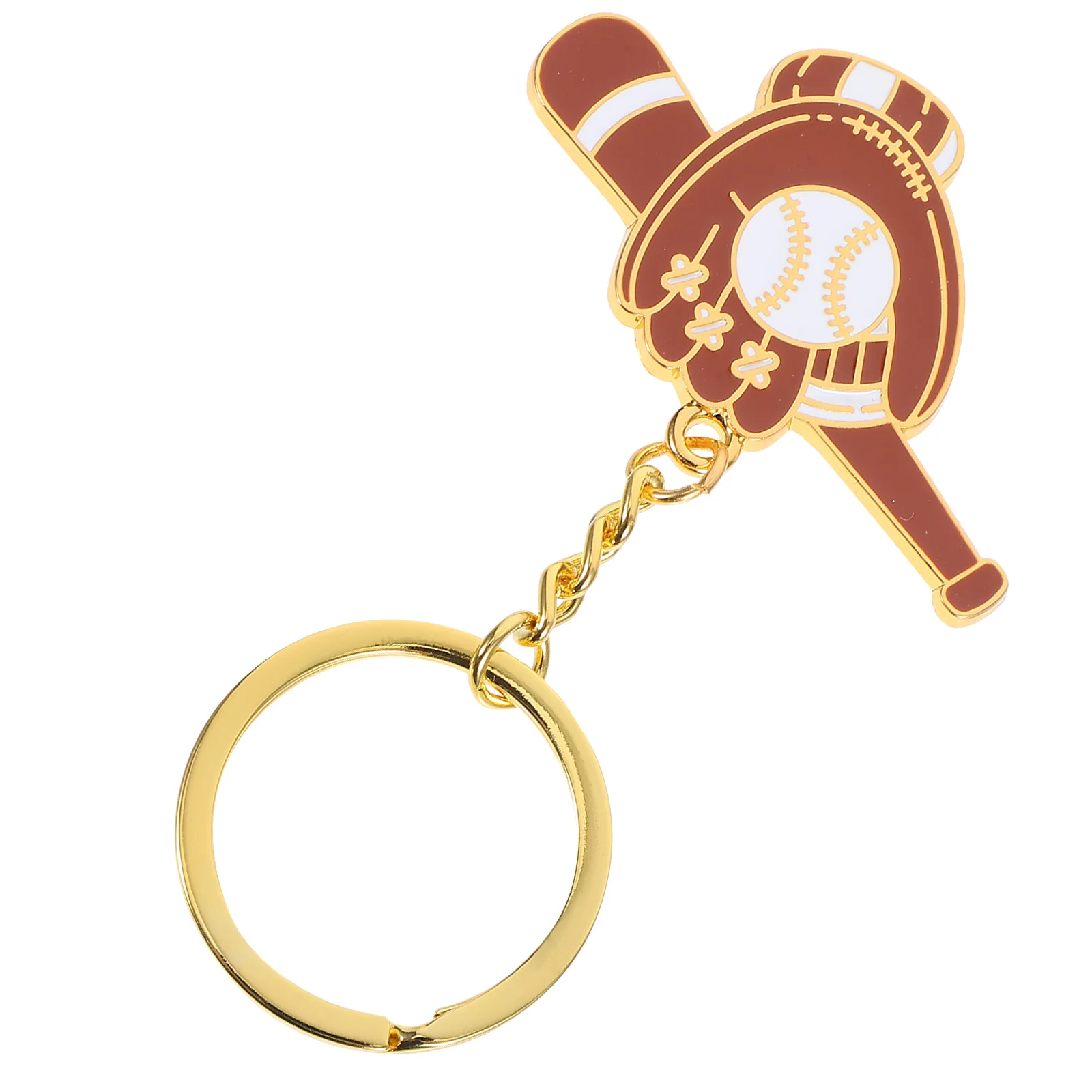 

1pc Baseball Zinc Alloy Lightweight Durable Baseball Lovers Stocking Stuffers Bag Charm Souvenir Gifts Sport