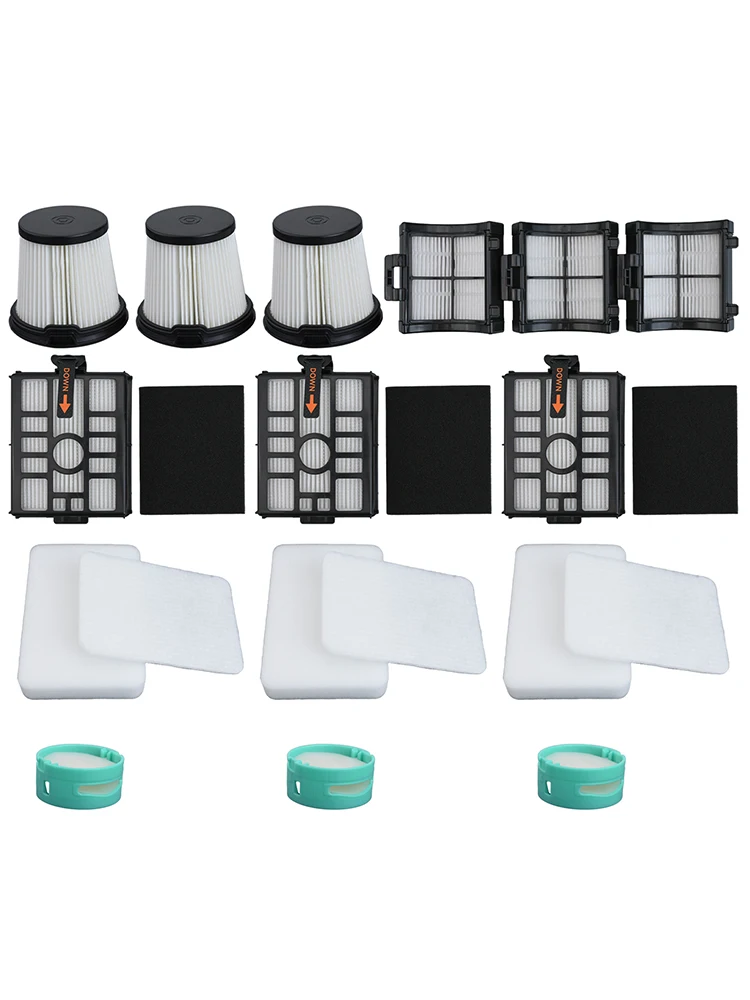Kit Filter pembersih vakum untuk Shark IW3511, untuk deteksi Pro vakum tanpa kabel untuk 2517 untuk IW1111 untuk deteksi Pro tanpa kabel
