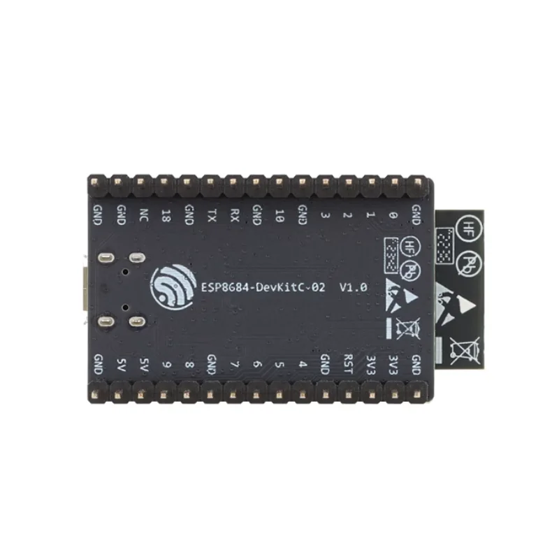 The original ESP8684-DevKitC-02 is equipped with the ESP8684-WROOW-02C WiFi development board module