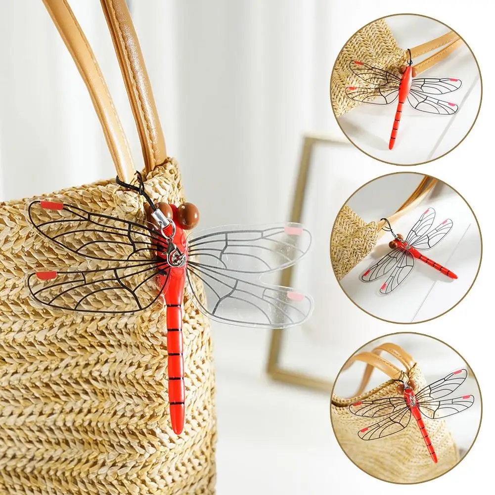 Simulation Dragonfly Insect Model Mosquito Repellent Outdoor Home Hanging Ornaments Garden Ornaments P3M8