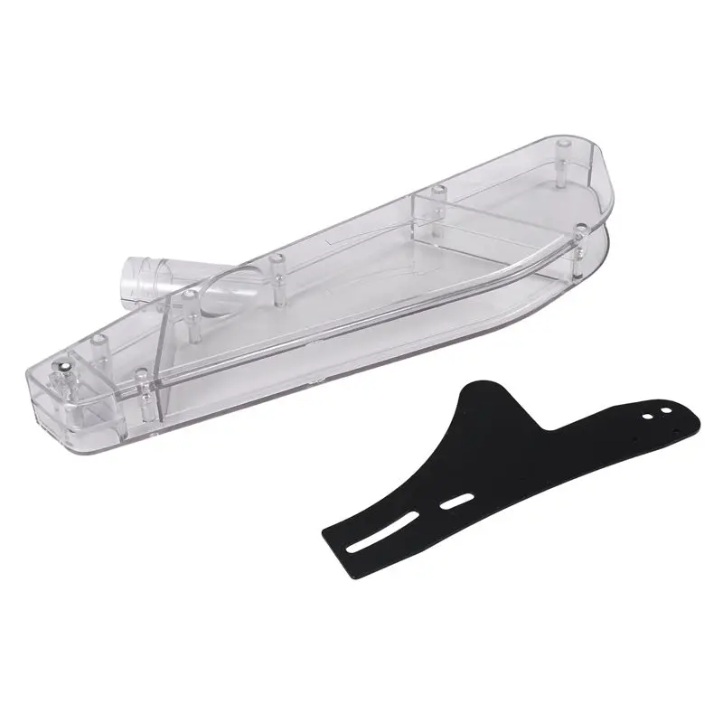 B69C 10Inch Stand Table Saw Protective Cover, Anti Dust Case Clear Plastic Guard Dispensing Knife Universal