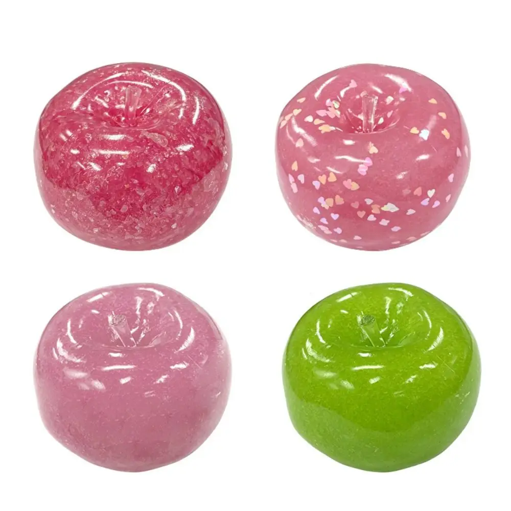 Ice Slush Fruit Squeeze Ball Crinkle Sound Stress Relief Squishy Fidget Squeeze DIY Moldable Slow Rising Sensory Fidget Gift