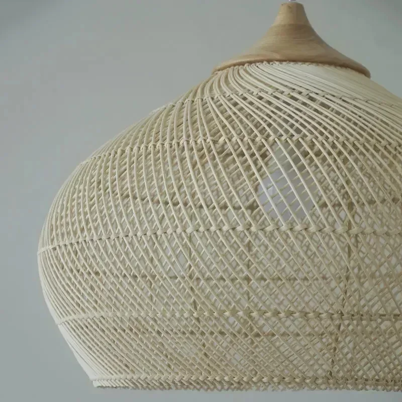 Southeast Asian Rattan Lamps Handmade Pendant Lights Hight Quality Dining Room Restaurant Kitchen Light Fixtures Loft Luminaries