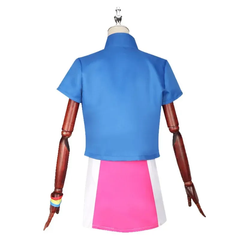 aa69Хэллоуин Радуга Даш Косплей Костюм Equestria Girls RD платья Карнавальная вечеринка Dashie парики маленькая девочка пони аниме одежда