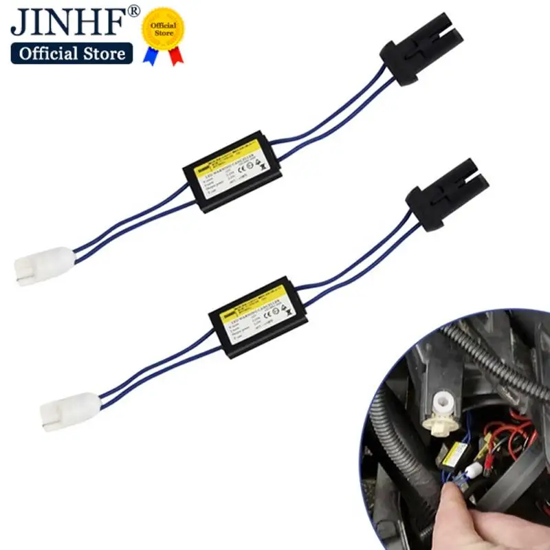 Hot 1pc T10 Canbus Cable 12V LED Warning Canceller Decoder 501 T 10 W5W 192 168 Car Lights NO Error Canbus OCB Load Resistor