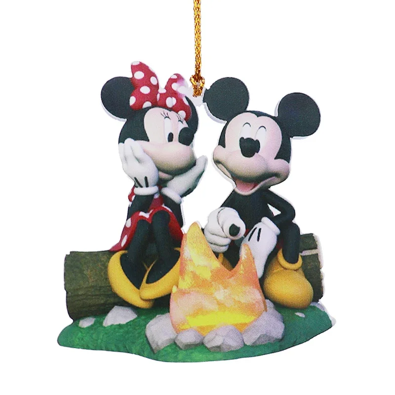 2023 Disney Chuột Mickey Giáng Sinh Đồ Trang Trí Quà Giáng Cây Mặt Dây Chuyền Hình Chuột Minnie Búp Bê Treo Trang Trí Navidad Noel Trẻ Em Quà Tặng