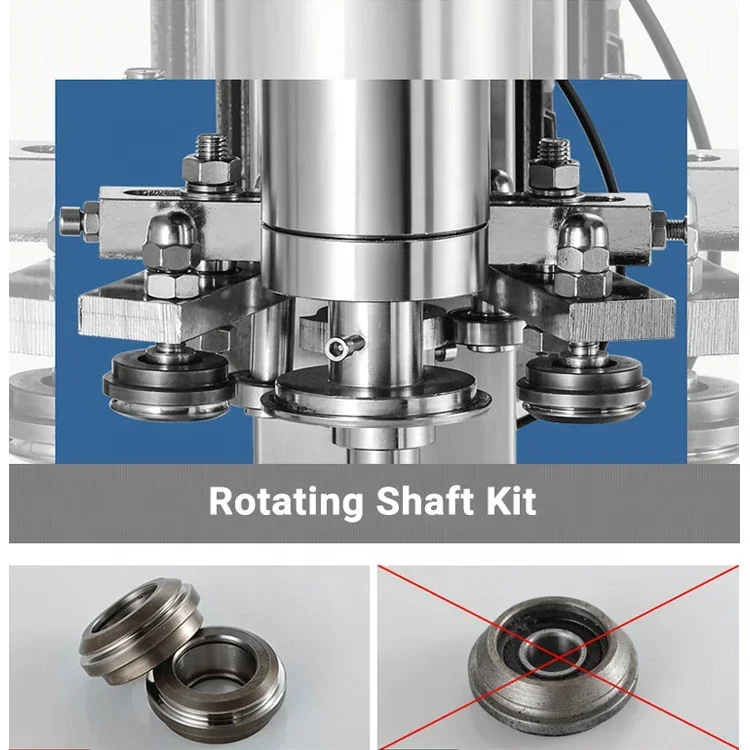 Commercial Smart Automatic Easy Open Aluminum Fruit Beer Can Sealing Seamer Machine