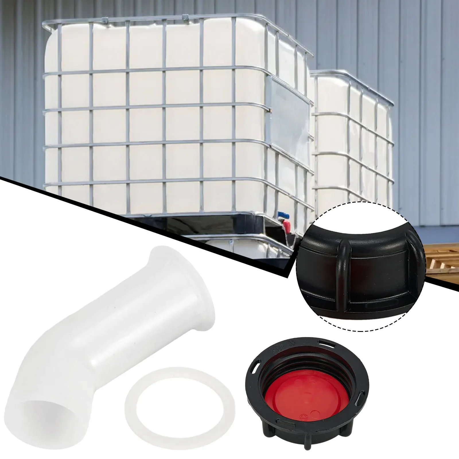 Brand New High Quality For IBC Bucket Adapter Accessories Special Drain Pipe Thread 120 Mm/4.72 Inches 2 Inches