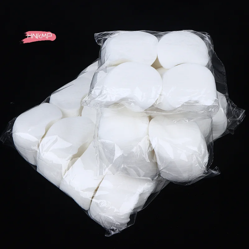 Bulk Pack Wegwerp Make-Up Wattenschijfjes 60/300/600/1200 Stuks Zachte Parel Notched Ontwerp Gezichtsreiniging Remover Pads Cosmetische Tool