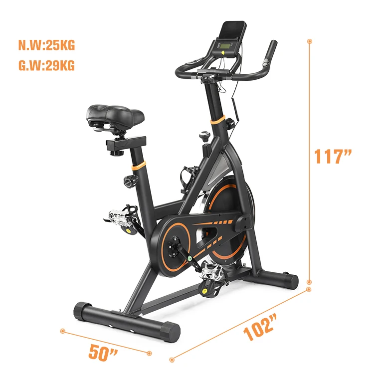 Customizable Portable Steel Spinning Bike Electromagnetic Resistance Adjustment New Arrival For Club Indoor Sport Training