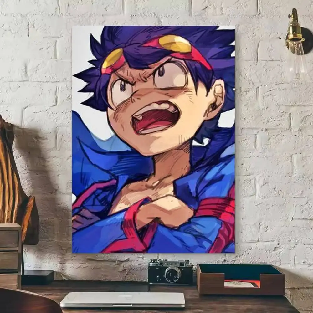 Tengen T-Toppa  Anime Character Poster HD Print Wall Art Home Decor