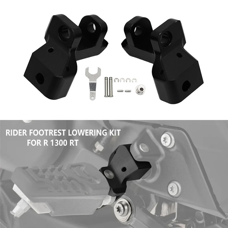 Für BMW R1300RT R 1300 RT 2025 2026 Vordere Fußrasten Fußstützen R1300 RT CNC Motorrad-Fußrasten-Tieferlegungskit Zubehör