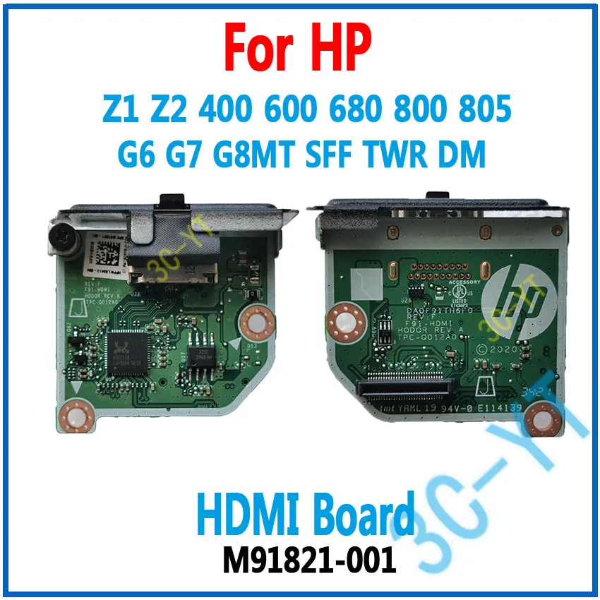 portatil original placa hdmi para hp z1 z2 400 600 800 805 g6 g7 g8 mt sff twr dm hdmi placa de porta 680 pecas 01