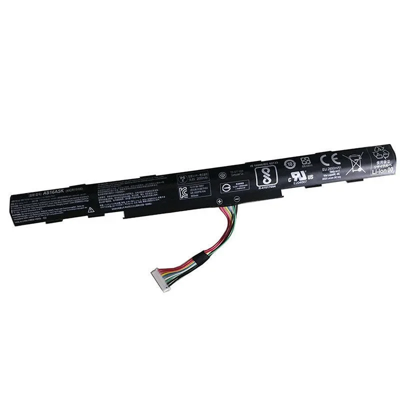 Genuine 14.8V 41.4WH Laptop Battery for Acer AS16A5K Aspire E15 E5-575 E5-575G E5-576 E5-576G AS16A7K AS16A8K Notebook Battery