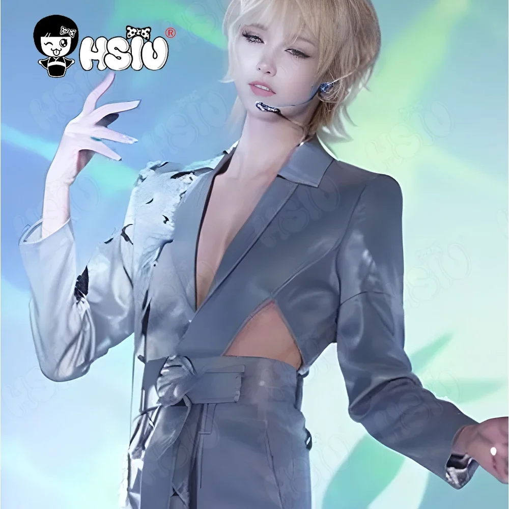 

2025 NEW Luka Cosplay Costume HSIU light green Suit The whole outfit Anime Alien Stage round7 Luka till Cosplay Costume